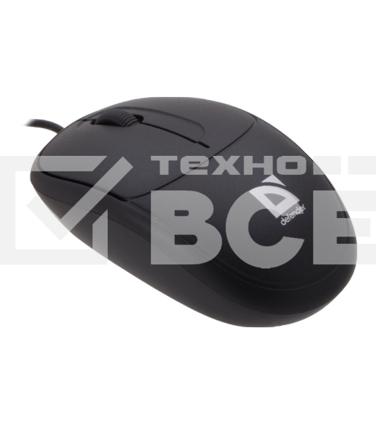 Мышь проводная Defender Datum MS-980 черный, 1000 dpi, USB, кнопки - 3