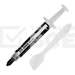 Термопаста ExeGate ETS-6WMK Silver, шприц с лопаткой, 4г