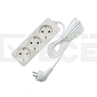 Удлинитель 3х3м с заземл. 10А IP20 2.2кВт Союз 481S-9303
