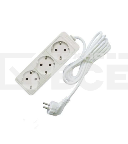 Удлинитель 3х3м с заземл. 10А IP20 2.2кВт Союз 481S-9303