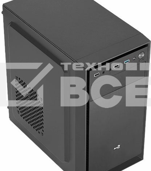 Компьютерный корпус Aerocool / Formula CS-104-S-BK-v1 черный без БП mATX 1x120mm 1xUSB2.0 1xUSB3.0 audio