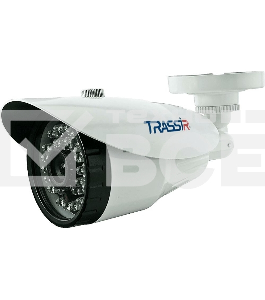 Камера видеонаблюдения IP Trassir TR-D2B5-noPoE v2 3.6-3.6мм цв. корп.:белый