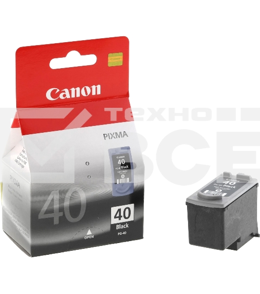 Картридж струйный PG-40Bk (0615B025), для Canon MP150/170/450/iP2200/iP1600, черный, 16ml