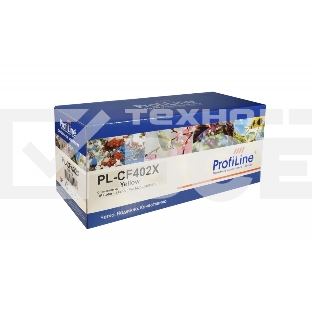 Картридж лазерный PL-CF402X №201X для принтеров HP Color LaserJet Pro M252/MFP277 2300 копий Yellow ProfiLine