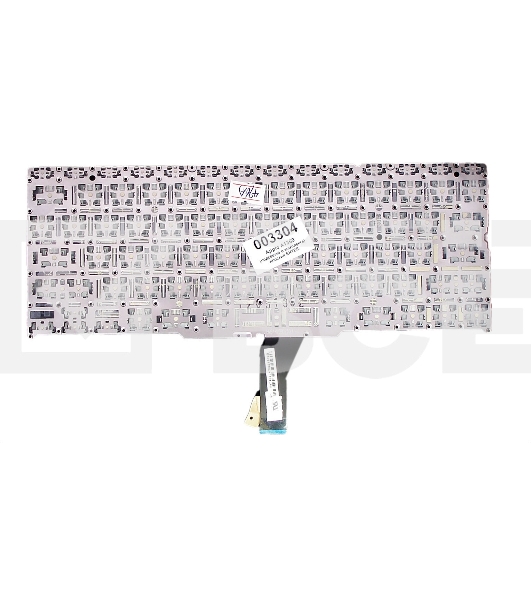 Клавиатура для ноутбука MacBook A1370 2011+ черная с подсветкой, плоский ENTER