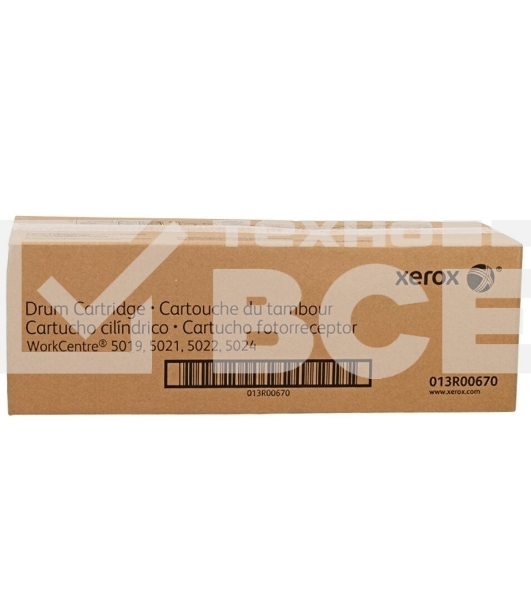 Фотобарабан Xerox 013R00670 (80000 стр) монохромный для WC 5019/5021 (Channels)