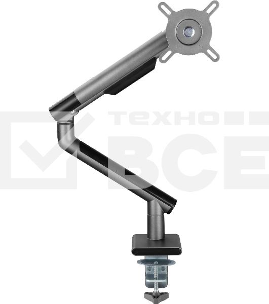 Кронштейн для мониторов Ultramounts UM713B черный 17'-32' макс.9кг крепление к столешнице поворот и наклон