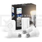 Умная лампа Philips Hue Starter Kit E27 9Вт 806lm (упак.:3шт) (929001821620), фото3