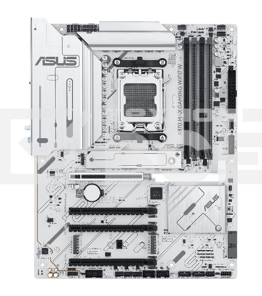Материнская плата ASUS X870 MAX GAMING WIFI7 W, AM5, AMD X870, 4xDDR5, 4xSATA, 3xM.2, 1xPCIe 5.0 x16, 2xPCIe 4.0 x16, 1xPCIe 3.0 x16, 1xHDMI, 2xUSB Type-C (Display), 1x2.5Gb LAN, Wi-Fi 7, Bluetooth 5.4, 2xUSB-C 40Gbps, 1xUSB-A 10Gbps, 3xUSB-A 5Gbps, 4xUSB
