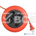 Удлинитель-рулетка EKF UBR-6-257-4-10 4x10 м без заземления ПВС 2x0,75 10А/2,3 кВт PROxima, фото 1