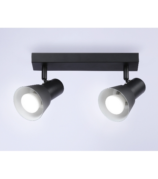 Светильник Ambrella light TA13117/2 BK/WH черный/белый GU10/2 max 12W 350*85*150