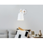 Светильник Ambrella light TR82212 WH/LW белый/светлое дерево E27 max 40W 230*130*190, фото3