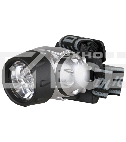 Фонарь ULTRAFLASH LED5351налобн металлик 7led 3 реж 3xr03 пласт коробка