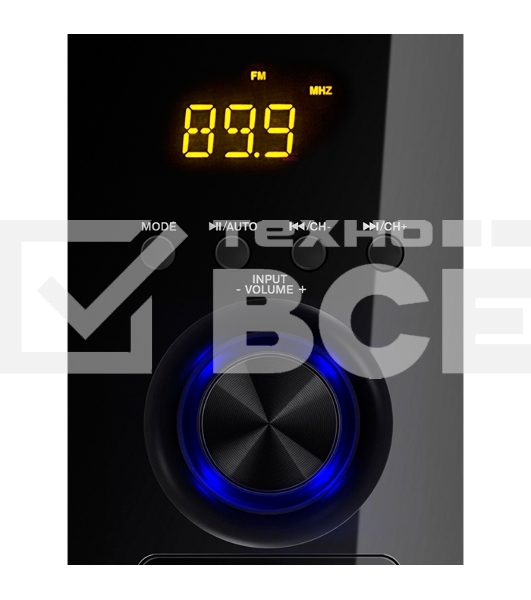 Колонки SVEN MS-2050 черный (2x12,5W + Subwoofer 30W, дерево, USB, SD, FM, ПДУ, Bluetooth)