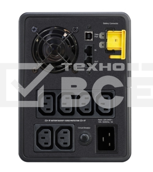 Источник бесперебойного питания APC Back-UPS BX2200MI 1200Вт 2200ВА черный