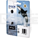 Картридж струйный EPSON C13T76084010/C13T76084N10 черный матовый (25.9 мл) для SC-P600, фото 1