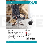 Кресло руководителя Бюрократ T-9928WALNUT черный, кожа, крестовина металл/дерево, фото9