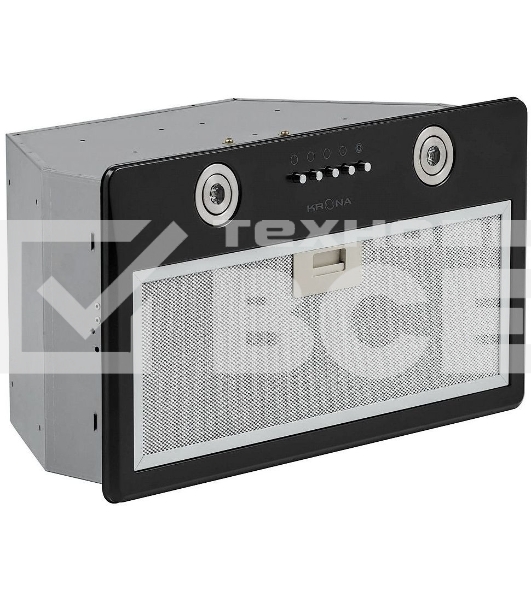 Вытяжка Krona RUNA 600 black PB