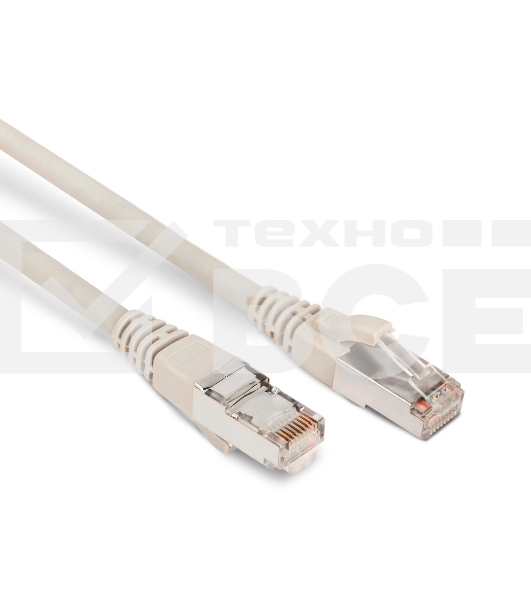 Патч-корд Hyperline PC-LPM-STP-RJ45-RJ45-C6-1M-LSZH-GY Патч-корд F/UTP, экранированный, Cat.6, LSZH, 1 м, серый