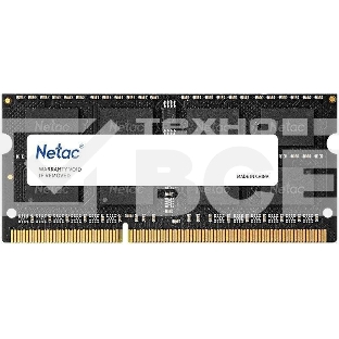 Оперативная память NETAC Basic, DDR3L, 8GB (1x8GB), 1600MHz, CL11, SO-DIMM