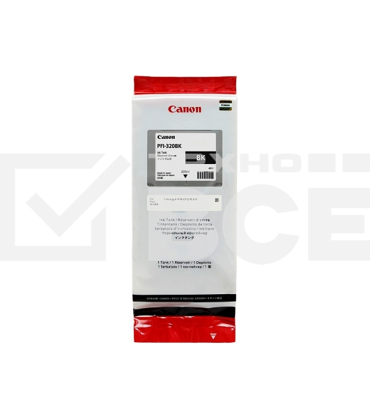 Картридж струйный Canon PFI-320 BK 2890C001 черный (300мл) для Canon Canon imagePROGRAF TM-200/205