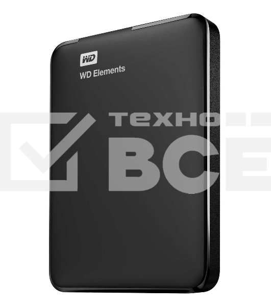 Внешний жесткий диск Western Digital Elements Portable WDBU6Y0040BBK-WESN 4ТБ 2,5