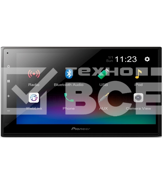 Автомагнитола Pioneer DMH-A345BT 2DIN 4x50Вт