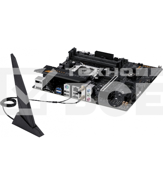 Материнская плата ASUS TUF GAMING A620M-PLUS WIFI, AM5, AMD A620, 4xDDR5, 4xSATA, 2xM.2, 1xPCIe 4.0 x16, 2xPCIe x1, 2xDP, 1xHDMI, 1x 2.5Gb LAN, 4xUSB-A 2.0, 2xUSB-A 3.2 Gen 1, 3x3.5 мм, 7.1, mATX