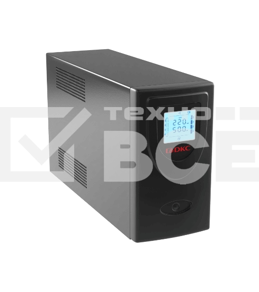 Источник бесперебойного питания ИБП Info LCD 2000В.А IEC (2) Schuko (2) USB + RJ45 DKC INFOLCD2000SI