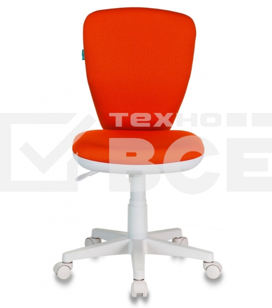 Кресло детское Бюрократ KD-W10/26-29-1 оранжевый 26-29-1 (пластик белый)