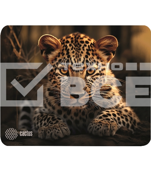 Коврик для мыши Cactus Leopard 250x200x3мм (CS-MP-D06S)