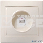Розетка телефонная 1-м СП Кварта РТ10-ККм IP20 крем. ИЭК ETK10-K33-DM, фото2