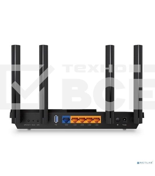 Роутер беспроводной TP-Link Archer AX55 AX3000 10/100/1000BASE-TX черный