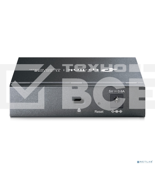 Сетевой коммутатор TP-Link SMB TL-SG105E 5-Port Gigabit Desktop Easy Smart Switch, 5 10/100/1000Mbps RJ45 ports, MTU/Port/Tag-based VLAN, QoS, IGMP Snooping