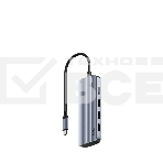 Концентратор USB-C Cudy UH500, 1 USB-C 3.0, 1x 4K@30Hz HDMI Port, 1x 100W USB-C port for PD Charging, 4x USB-A (UH500), фото3