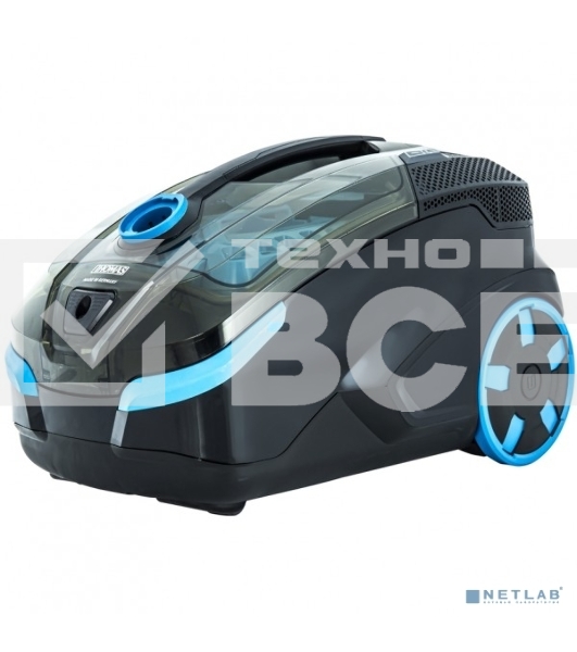 Моющий пылесос Thomas DryBOX Amfibia черный/голубой, 325/1700 Вт, уборка влажная/сухая/сбор жидкости, пылесборник контейнер 2.6 л