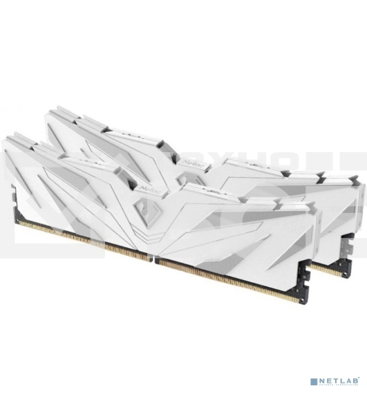 Оперативная память NETAC, DDR4, 32GB (2x16GB), 3200MHz, CL16, DIMM, с радиаторами, белый