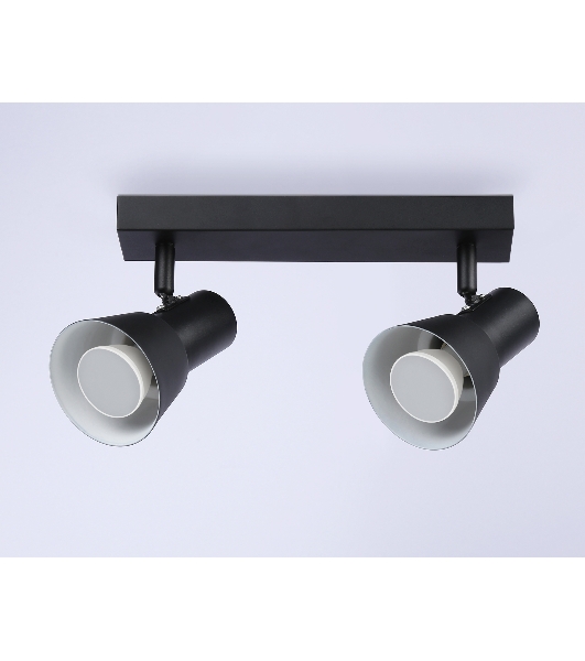 Светильник Ambrella light TA13117/2 BK/WH черный/белый GU10/2 max 12W 350*85*150
