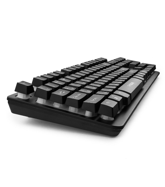 Клавиатура игровая Гарнизон GK-300G, металл, 3 различные подсветки, USB, черный, антифантомные и механизированные клавиши,
