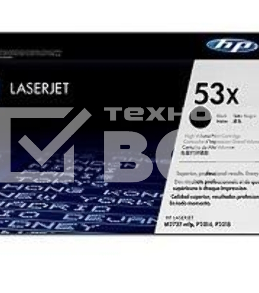 Картридж лазерный HP Q7553X черный для LaserJet P2015 7000 стр.