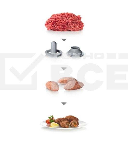 Мясорубка Bosch MFW45020 1600Вт белый/серый