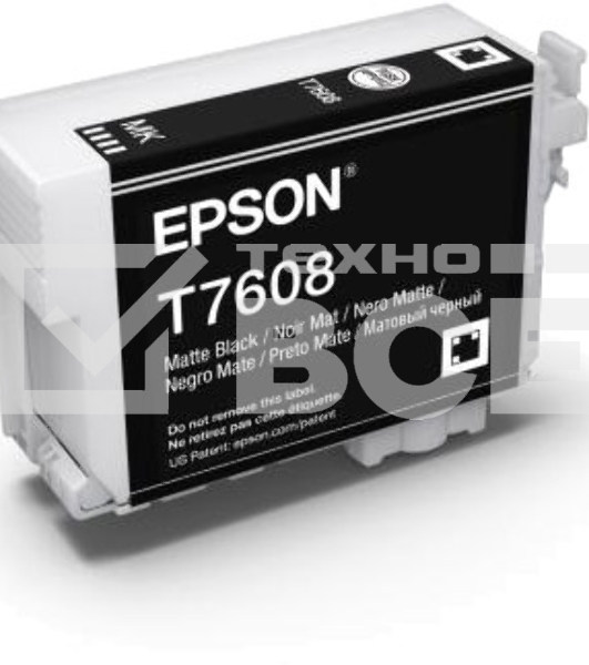 Картридж струйный EPSON C13T76084010/C13T76084N10 черный матовый (25.9 мл) для SC-P600