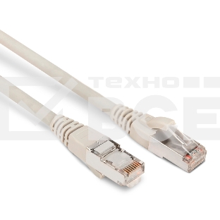 Патч-корд Hyperline F/UTP, экранированный, Cat.6, LSZH, 1.5 м, серый PC-LPM-STP-RJ45-RJ45-C6-1.5M-LSZH-GY