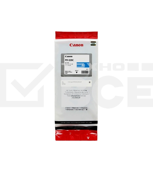 Картридж струйный Canon PFI-320 C 2891C001 голубой (300мл) для Canon Canon imagePROGRAF TM-200/205