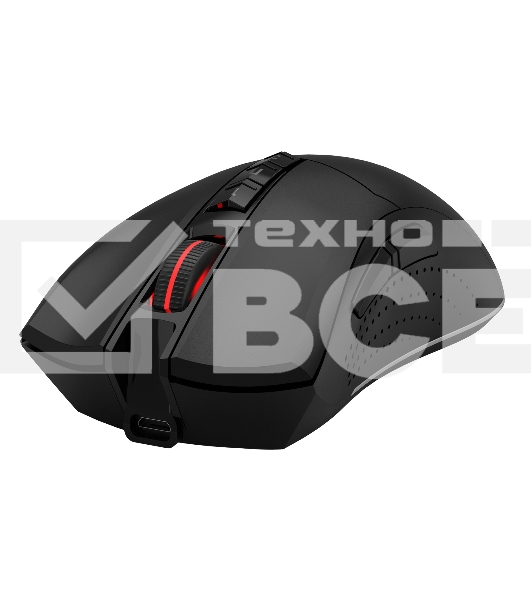 Мышь беспроводная A4Tech Bloody R90 Plus черный, 5000 dpi, радиоканал, USB, кнопки - 8