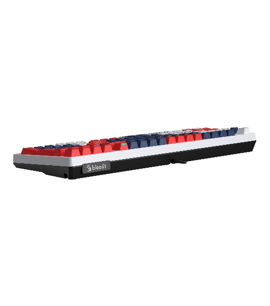 Клавиатура проводная A4Tech Bloody S98 механическая синий/белый USB for gamer LED (SPORTS NAVY)
