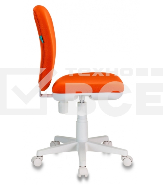 Кресло детское Бюрократ KD-W10/26-29-1 оранжевый 26-29-1 (пластик белый)