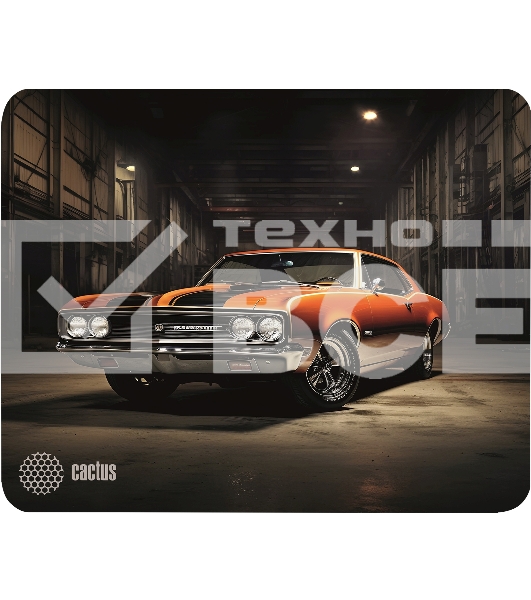 Коврик для мыши Cactus Orange Car 300x250x2мм (CS-MP-P06M)