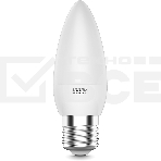 Лампа светодиодная Gauss Elementary 8Вт цок.:E27 свеча 220B 4100K св.свеч.бел.нейт. C37 (упак.:10шт) (33228), фото2