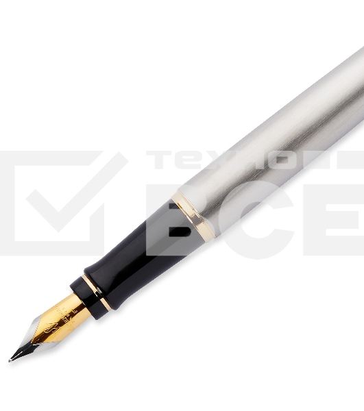 Ручка перьевая Waterman Expert 3 (CWS0951940) Stainless Steel GT F сталь подар.кор.